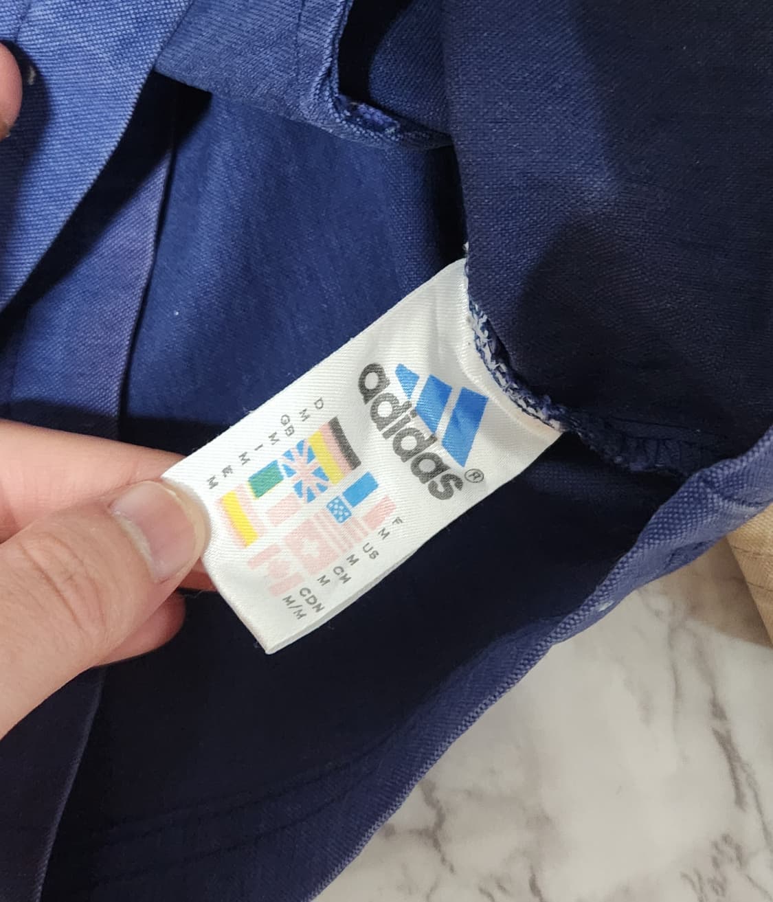 XL 아디다스 삼선 90s 솔리드 올드스쿨 자켓 극희귀 상품이미지6