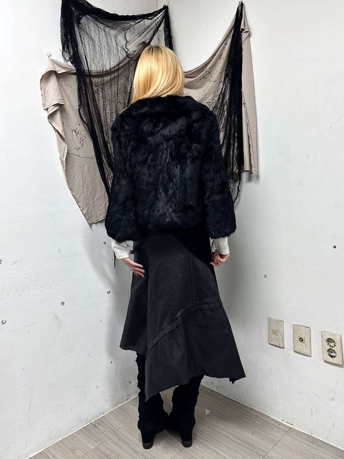 [DOHO] Sheep Leather Lace-Up aesthetic S 상품이미지5