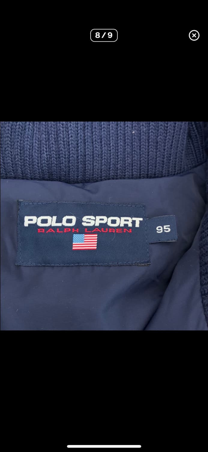 Polo 폴로 스포츠 랄프로렌 90,s 옐로우 덕다운 패딩 상품이미지7