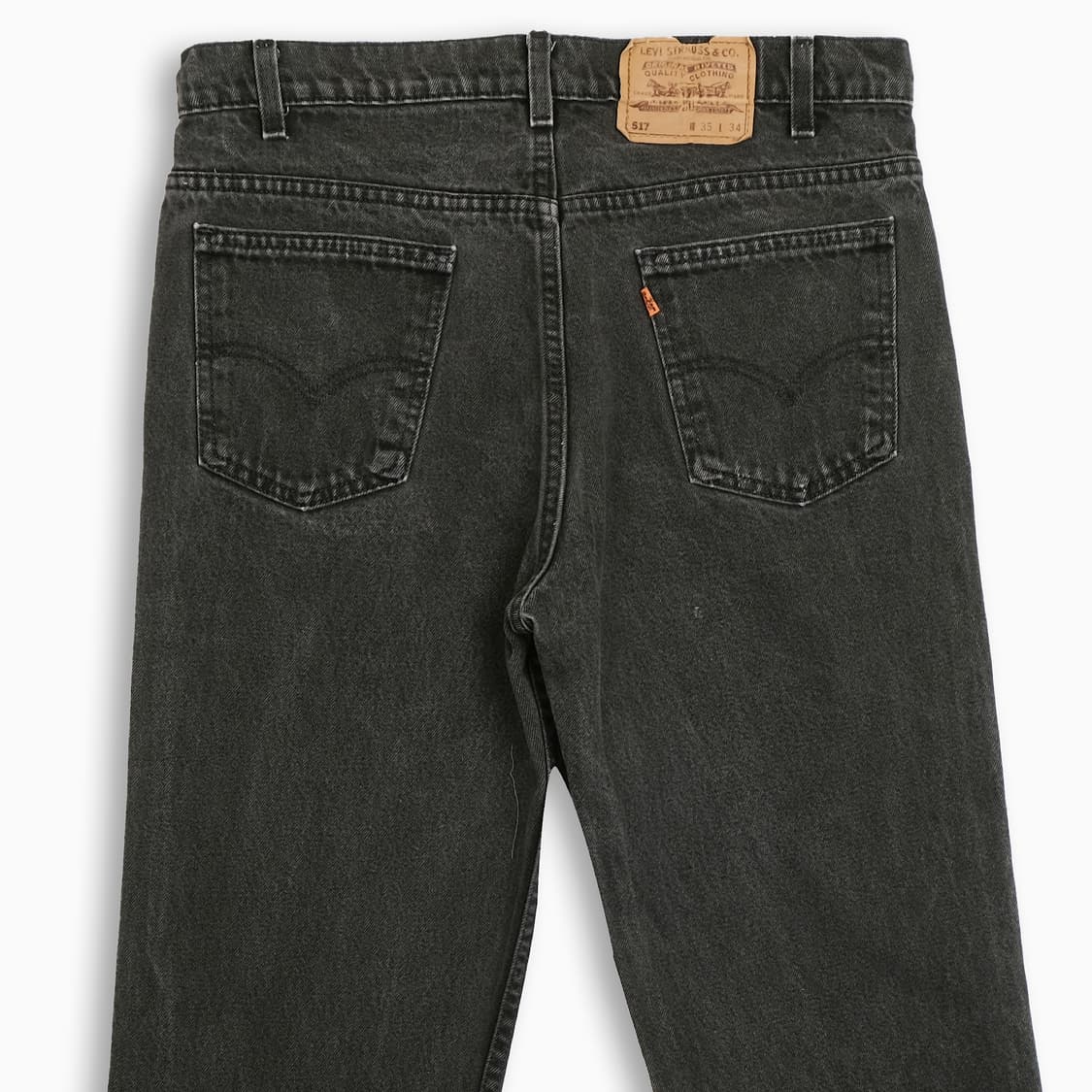리바이스 517 오렌지탭 흑청 블랙진 90sUSA 33 OR5173531 상품이미지6