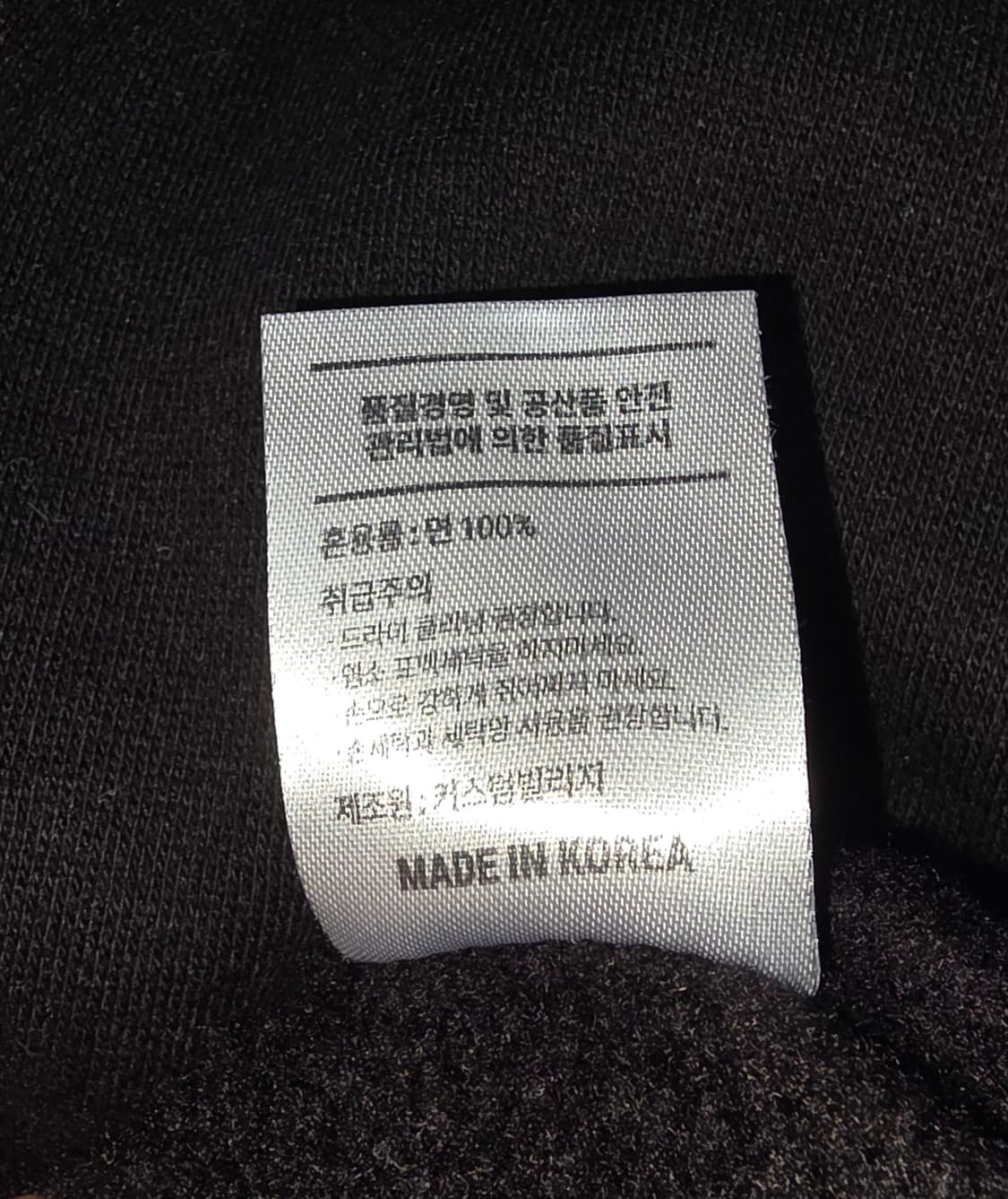 라디네오 플라워 프린팅 기모 맨투맨 XL 상품이미지4