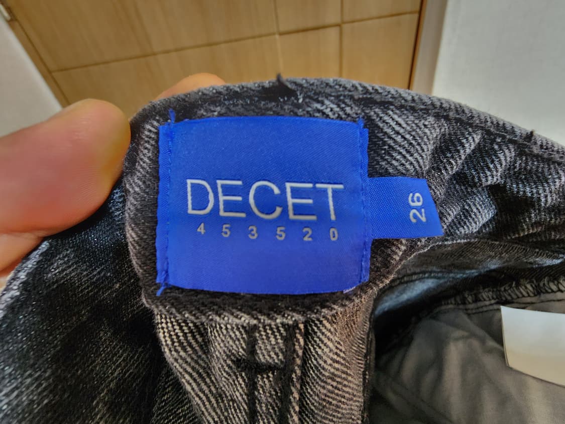 (26)여성 데케트 릴렉시드 와이드 데님 팬츠 상품이미지4