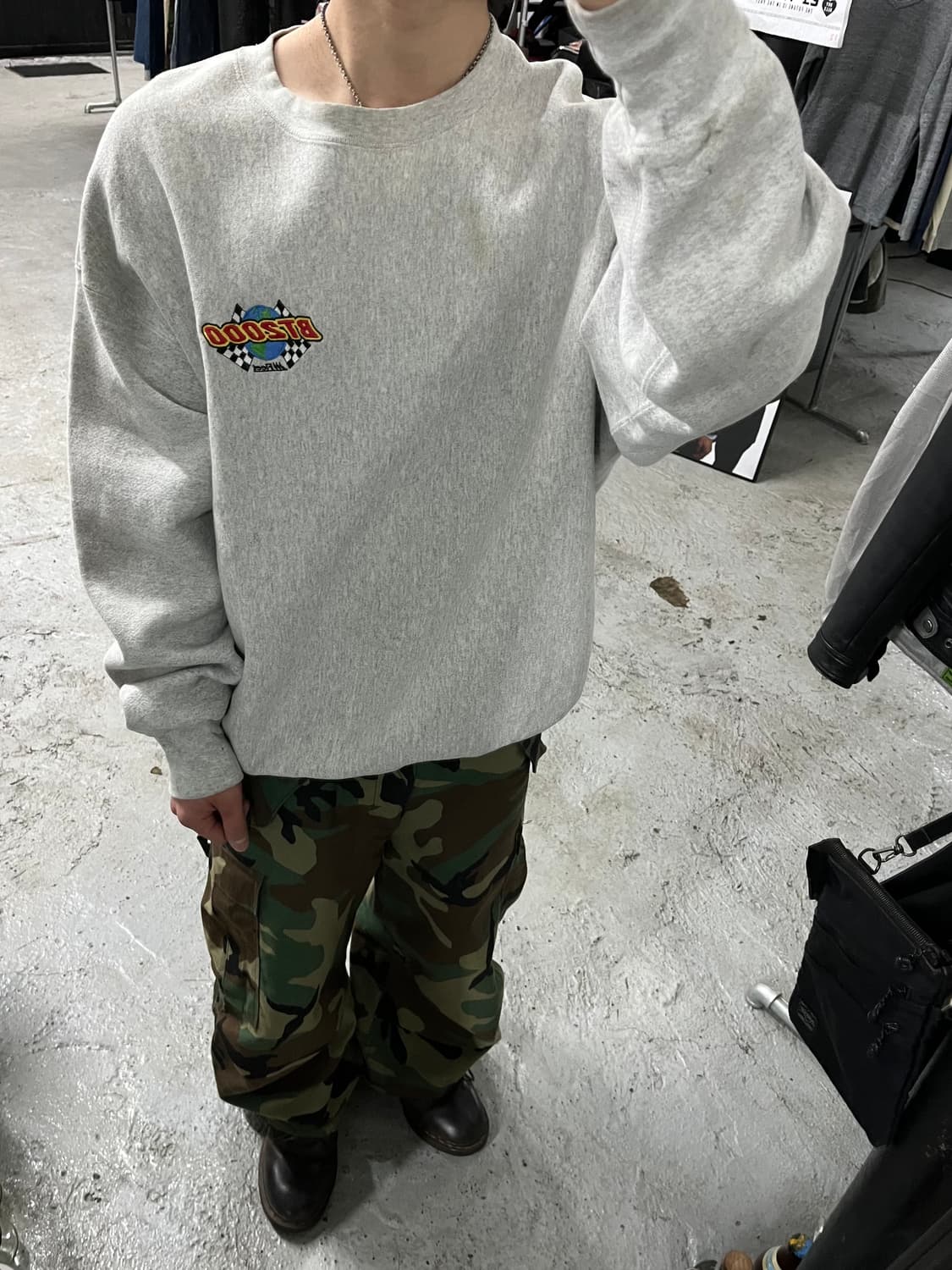 90s Lee reverse weave sweatshirt 상품이미지4