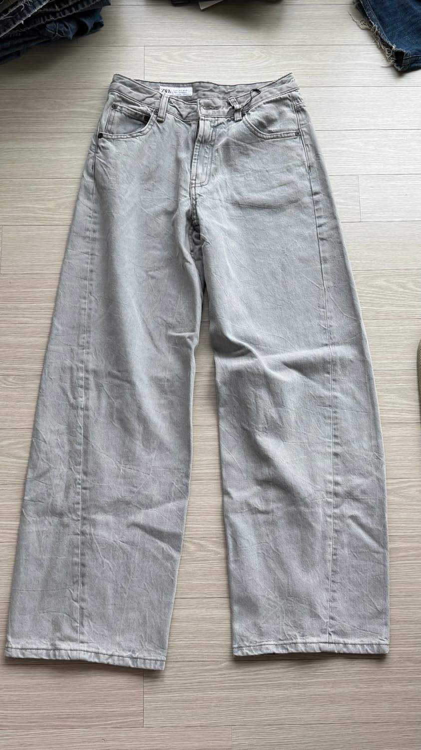 새상품 자라 와이드데님팬츠  상품이미지3
