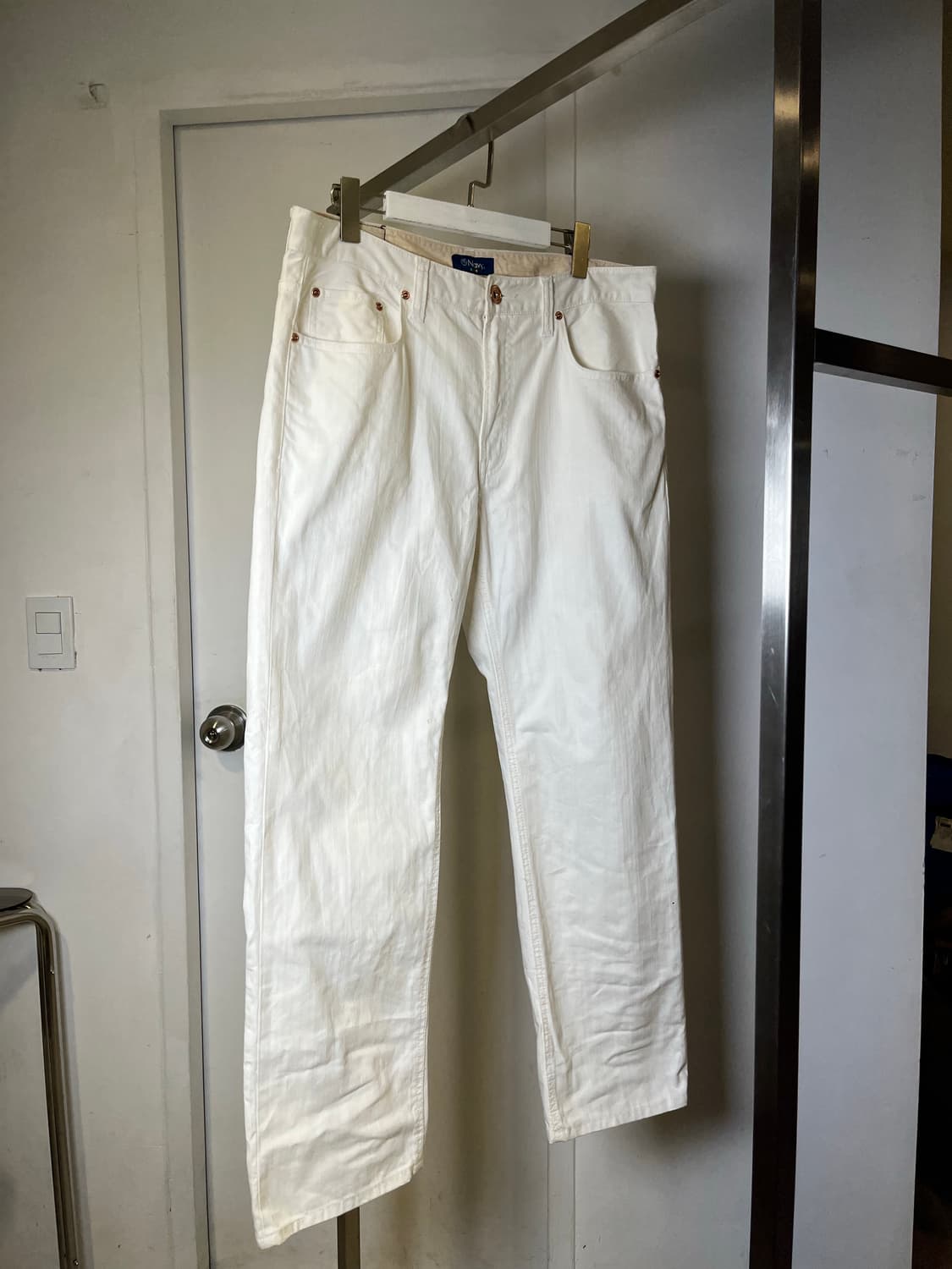 White Color Wide Fit Pants 상품이미지8