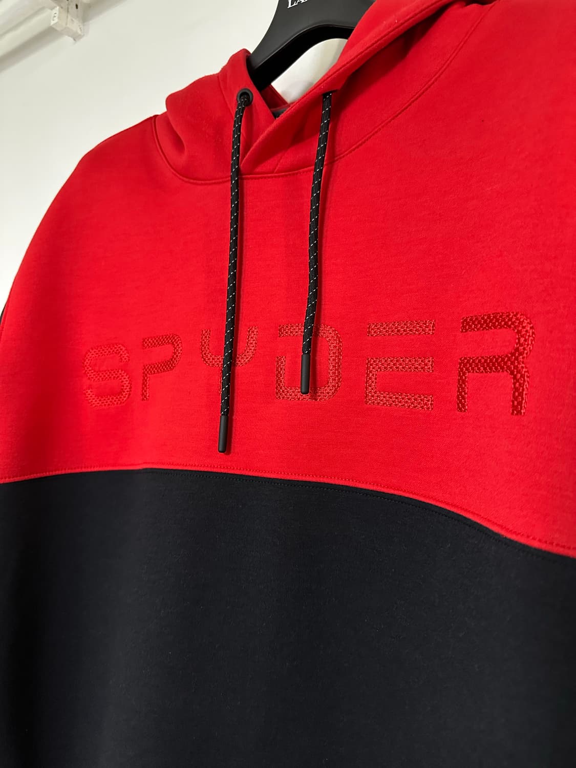 스파이더 레드/블랙 후드티 상품이미지2