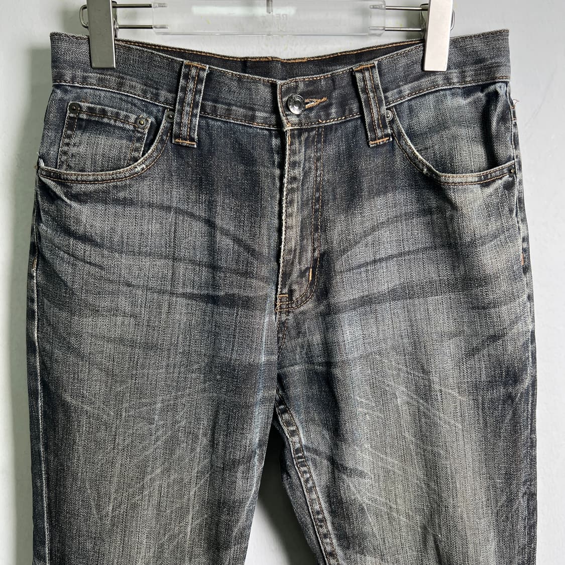 male&co 그레이 워싱 데님 팬츠 XL 상품이미지5