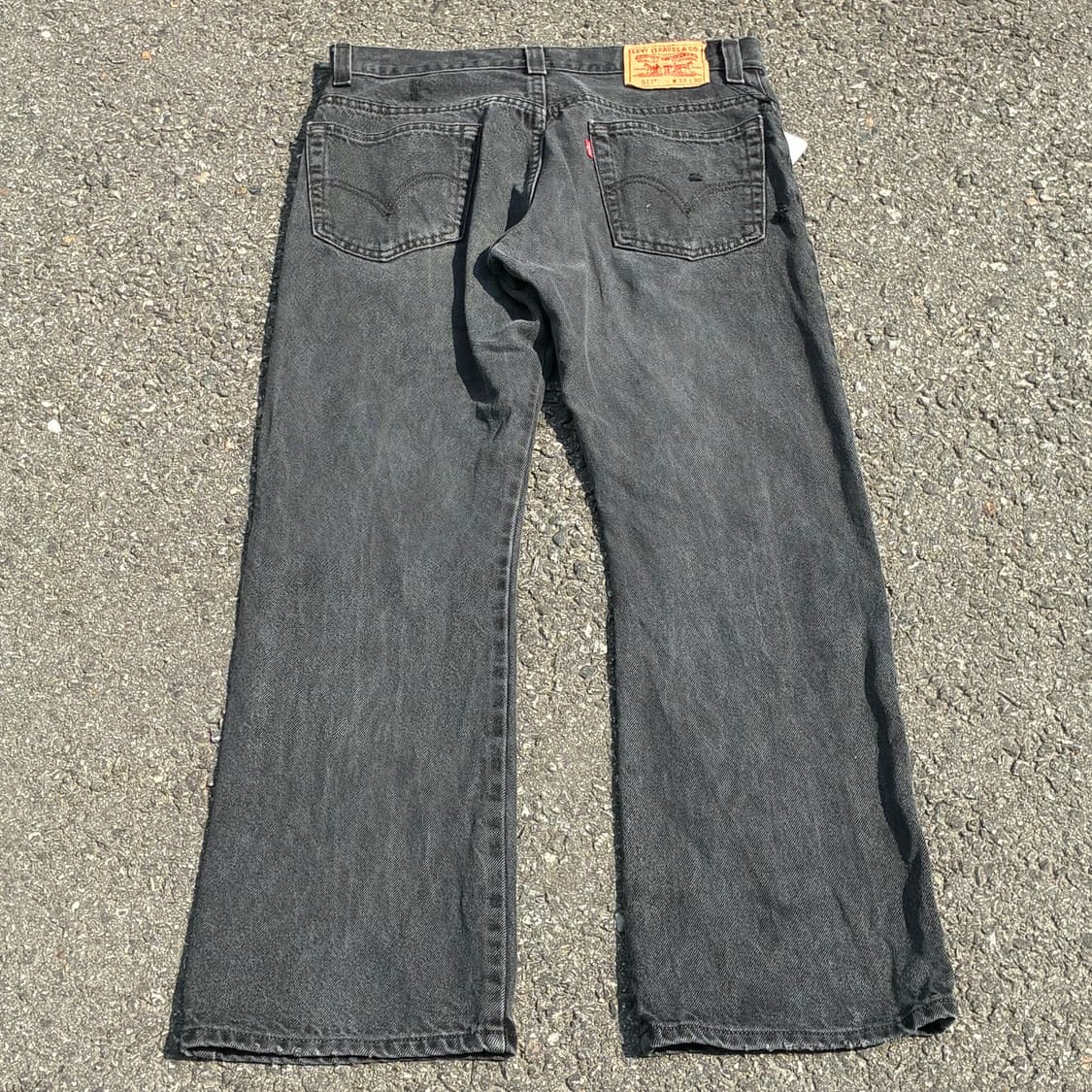 00s 리바이스 517 부츠컷 블랙진 데님팬츠 p530 상품이미지5