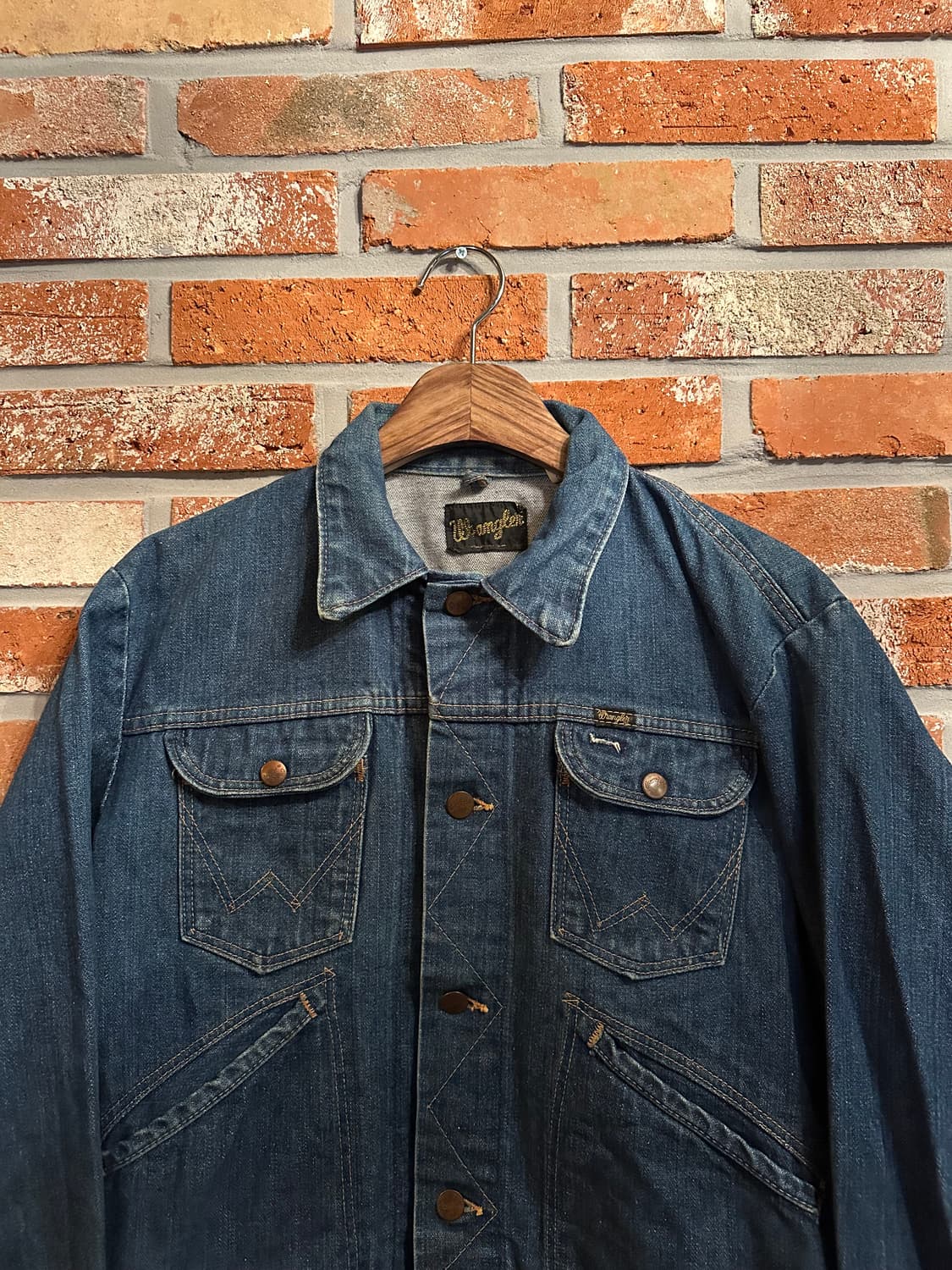 70s USA 빈티지 랭글러 126MJ 데님 자켓 상품이미지3