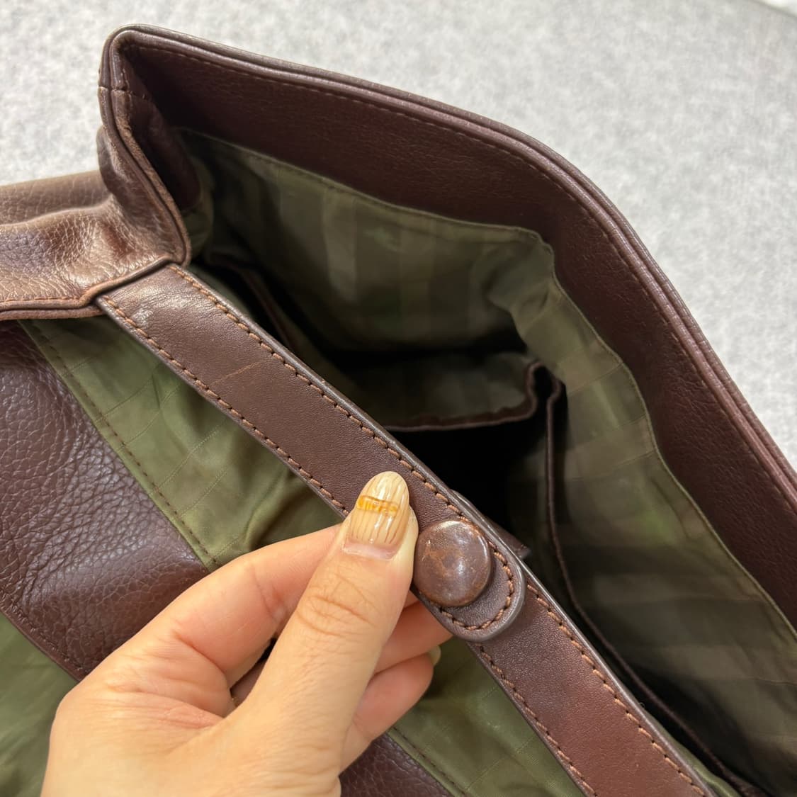 몽삭 빈티지 가죽 백팩 0428J 상품이미지5