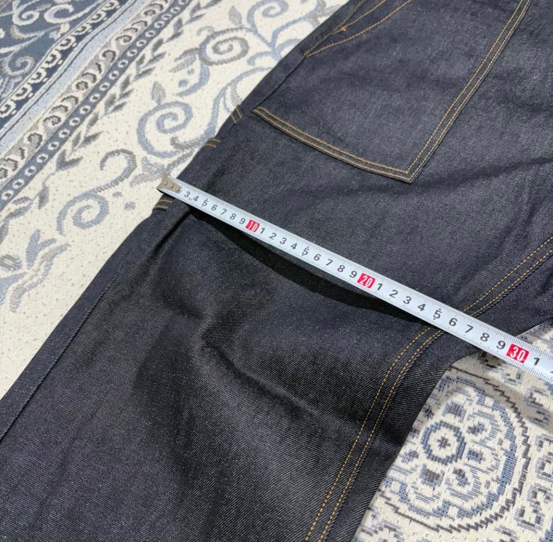 프리즘 웍스 생지 데님 팬츠 상품이미지4