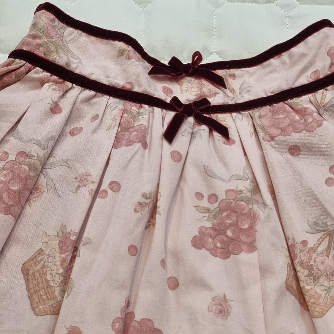 리즈리사(Liz Lisa리즈리사) 빈티지 베리 플라워 프릴 스커트 상품이미지2