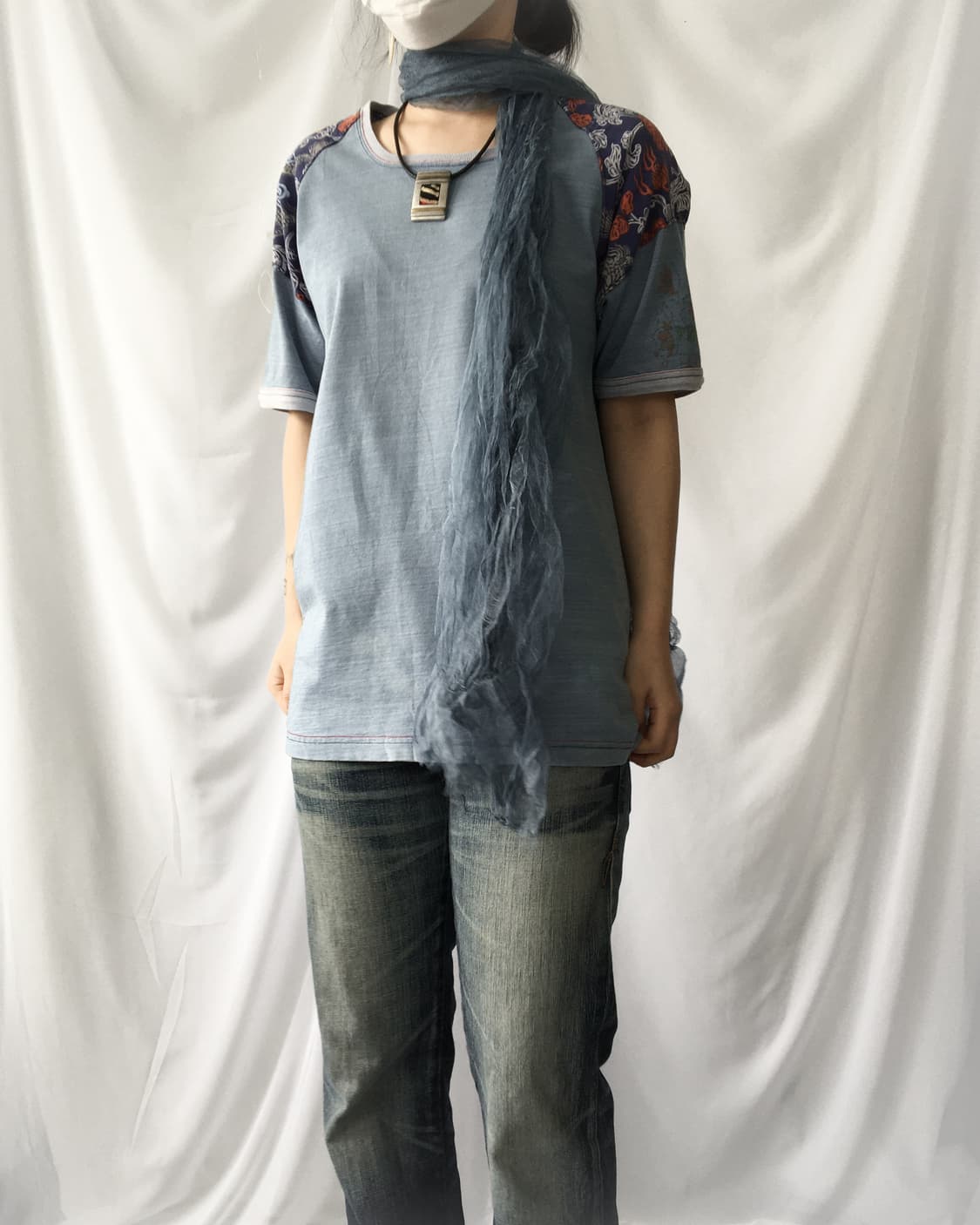 Oriental printing raglan t shirt 상품이미지9