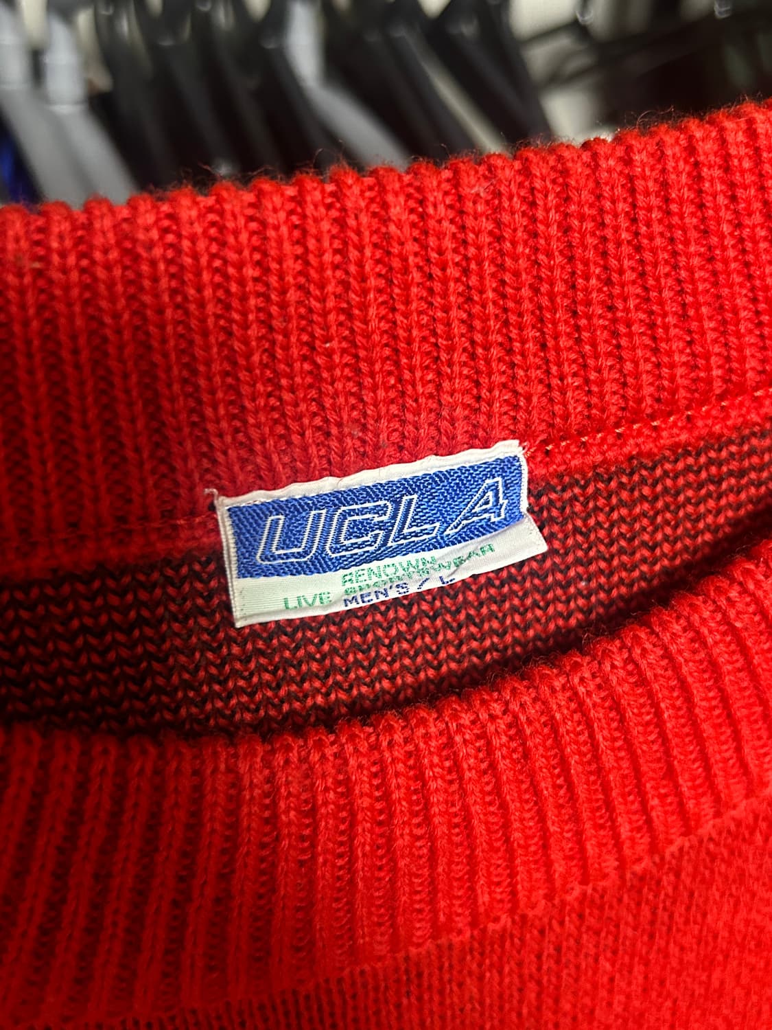UCLA 캘리포니아 레드 니트 스웨터 상품이미지2