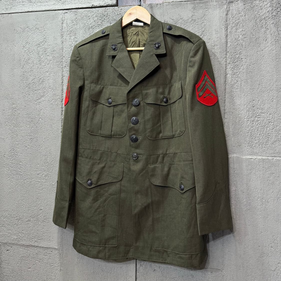 USMC 미 해병대 근무복 자켓 (L)   상품이미지2