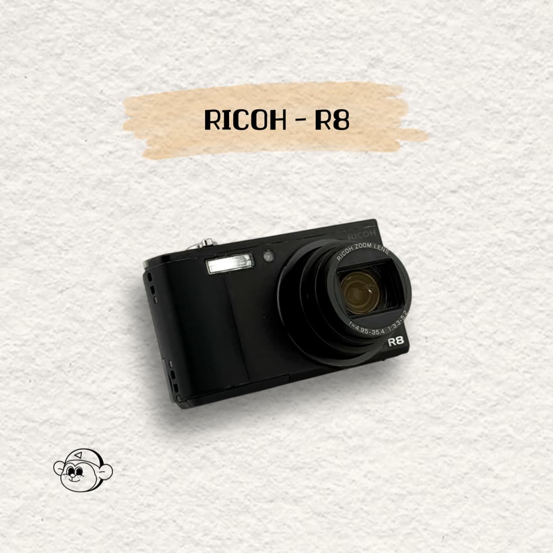 [🎀장원영 Pick] RICOH 리코 R8 레트로 디지털 카메라 상품이미지1