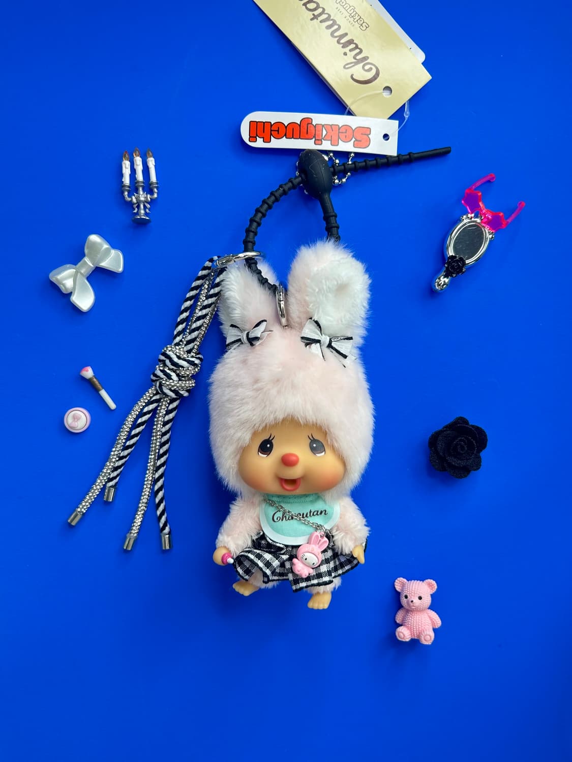 (51)몬치치🙊🐰정품 대두 치무탄 ✨💖체크스커트 상품이미지1