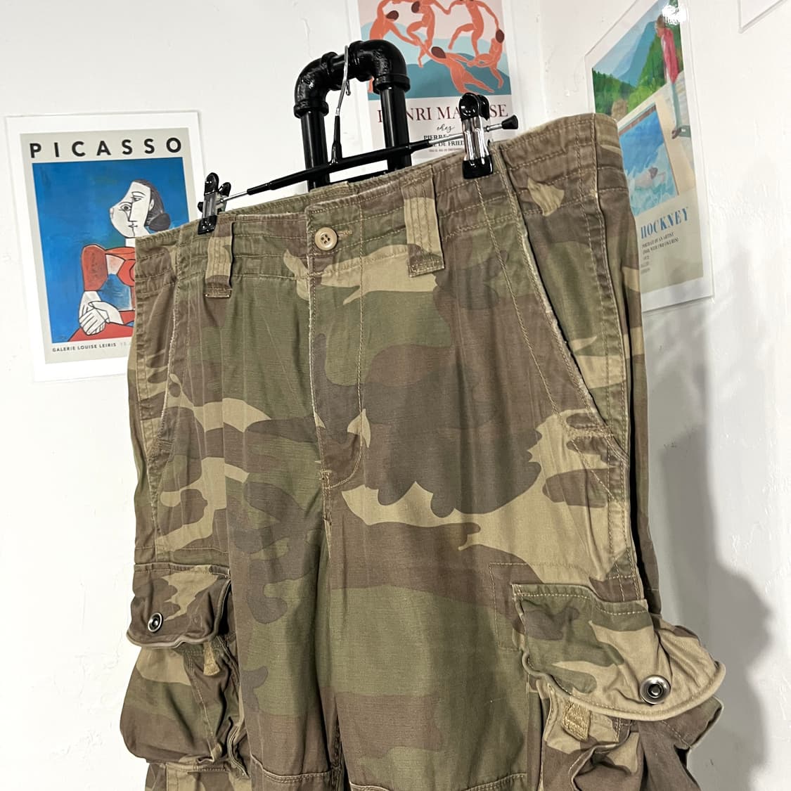 밀리터리 카모 카고팬츠 상품이미지3