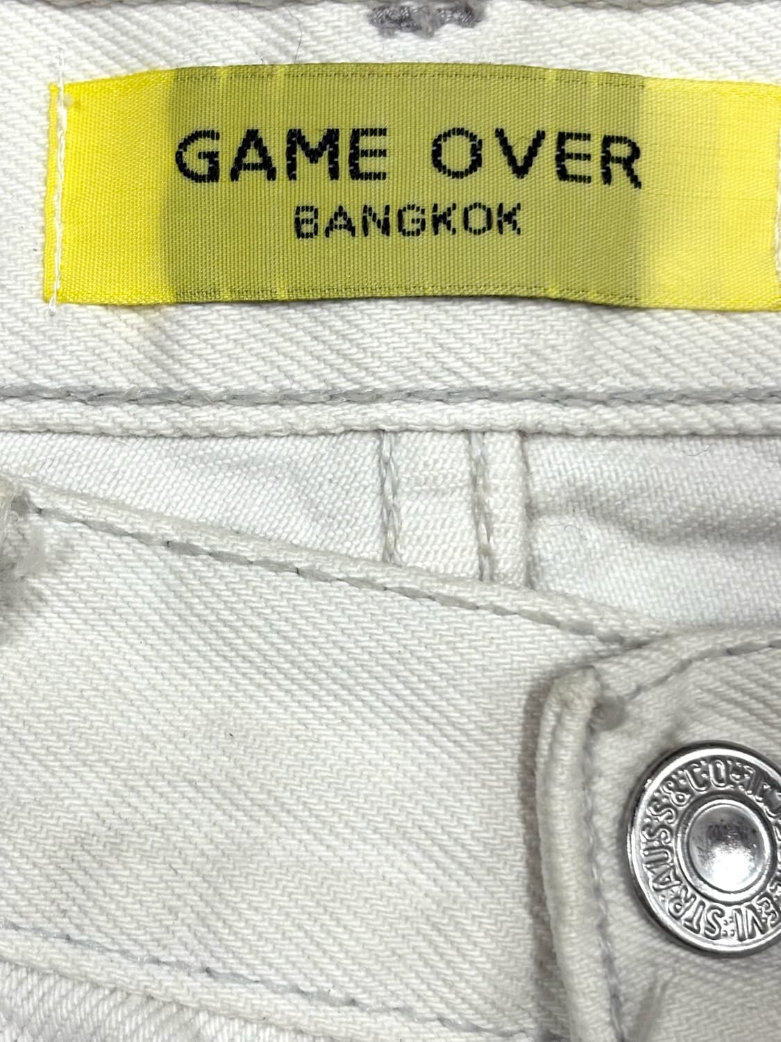 GAME OVER 리바이스 커스텀 빈티지 페인팅 데님 팬츠 상품이미지4