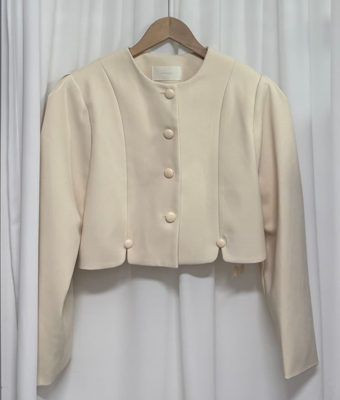 [새상품] 멜라운지 옐로우 크롭 자켓 상품이미지2