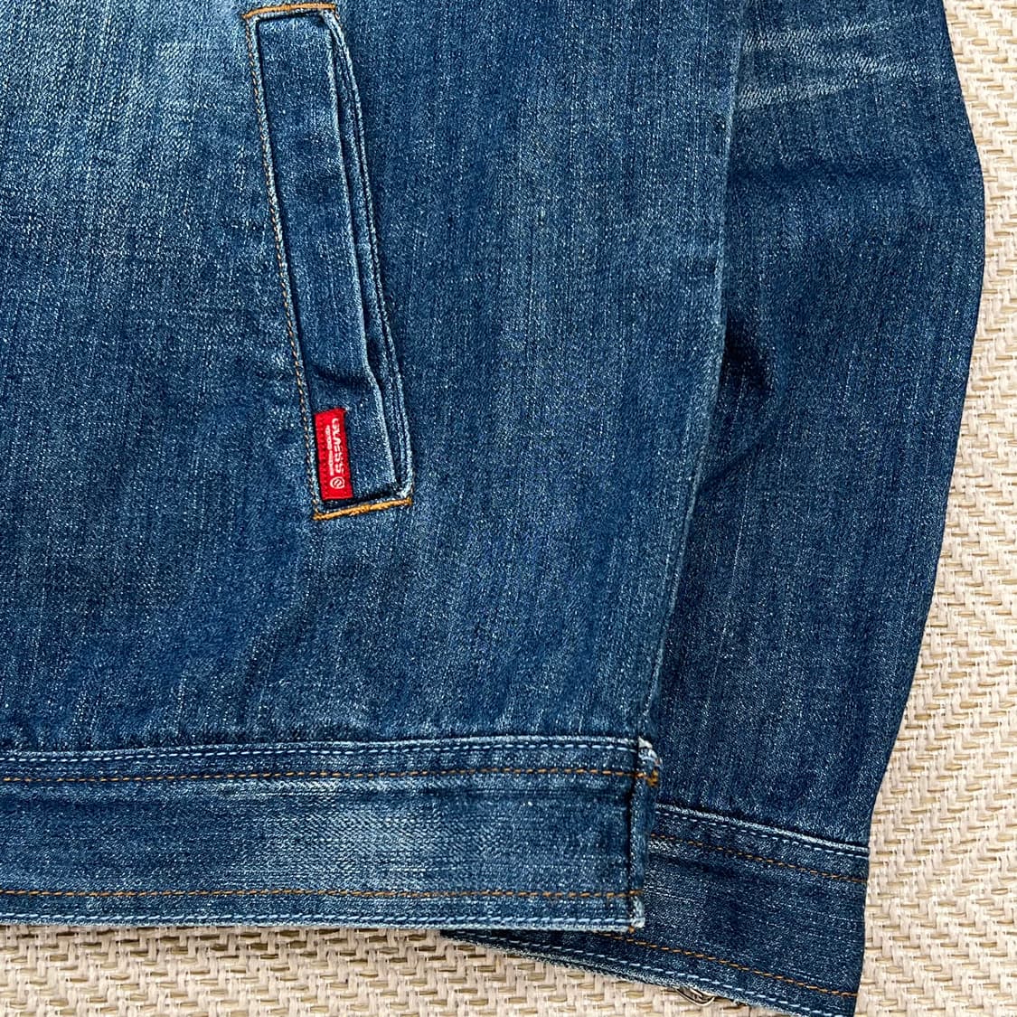 게스 데님 바이커 자켓 r3279 상품이미지4