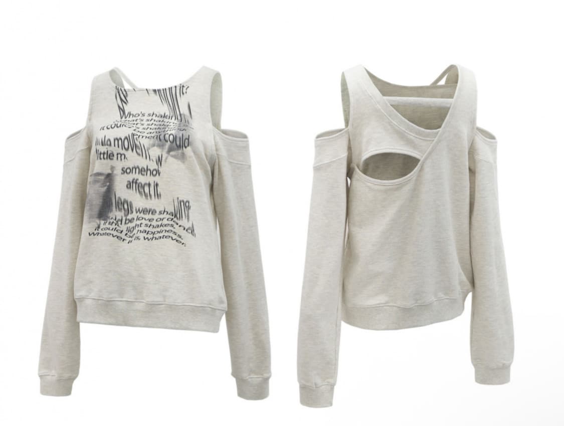 Nache BARE SWEAT SHIRT OATMEAL 상품이미지1