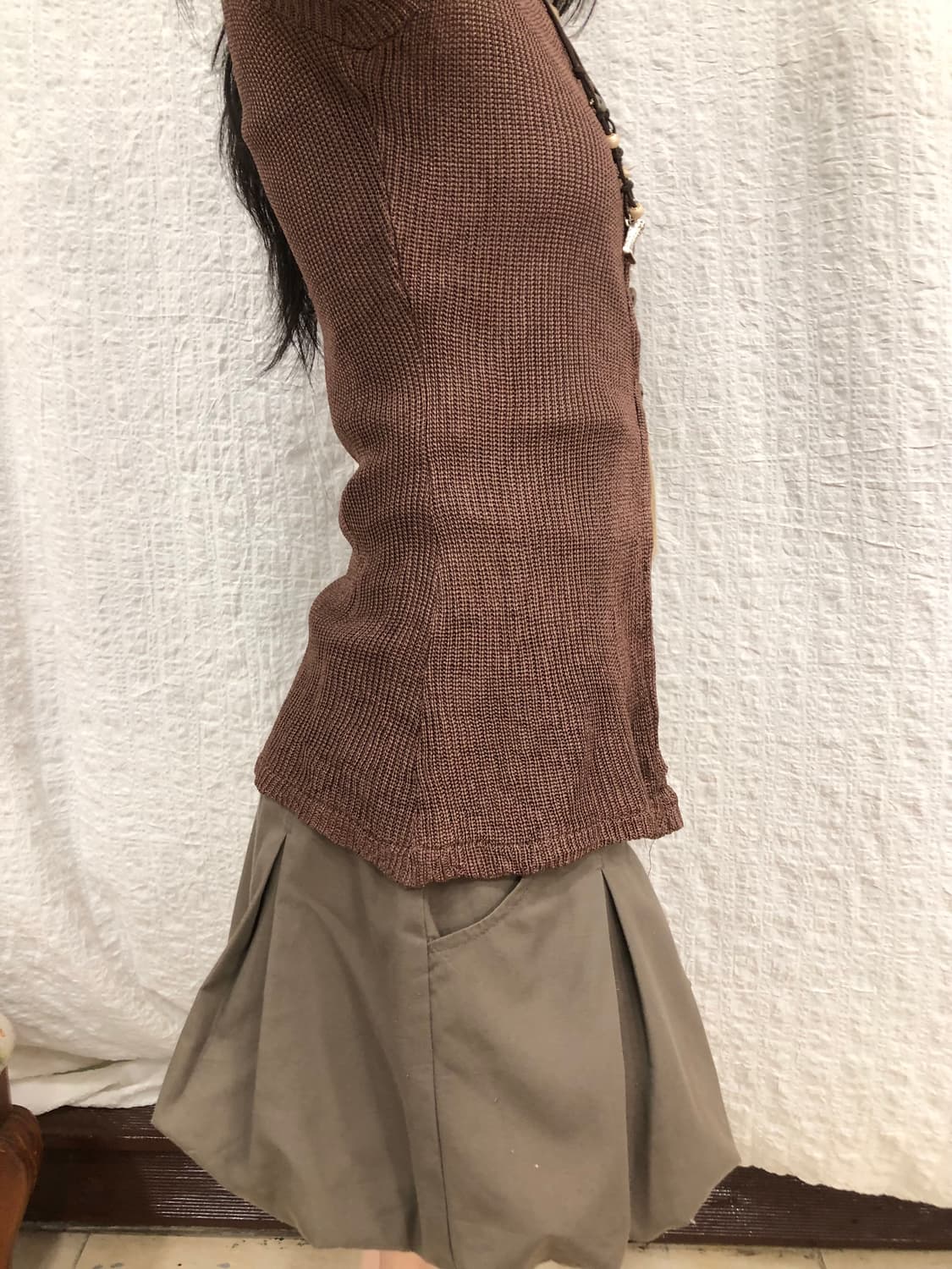 Cocoa brown knit cardigan  상품이미지8