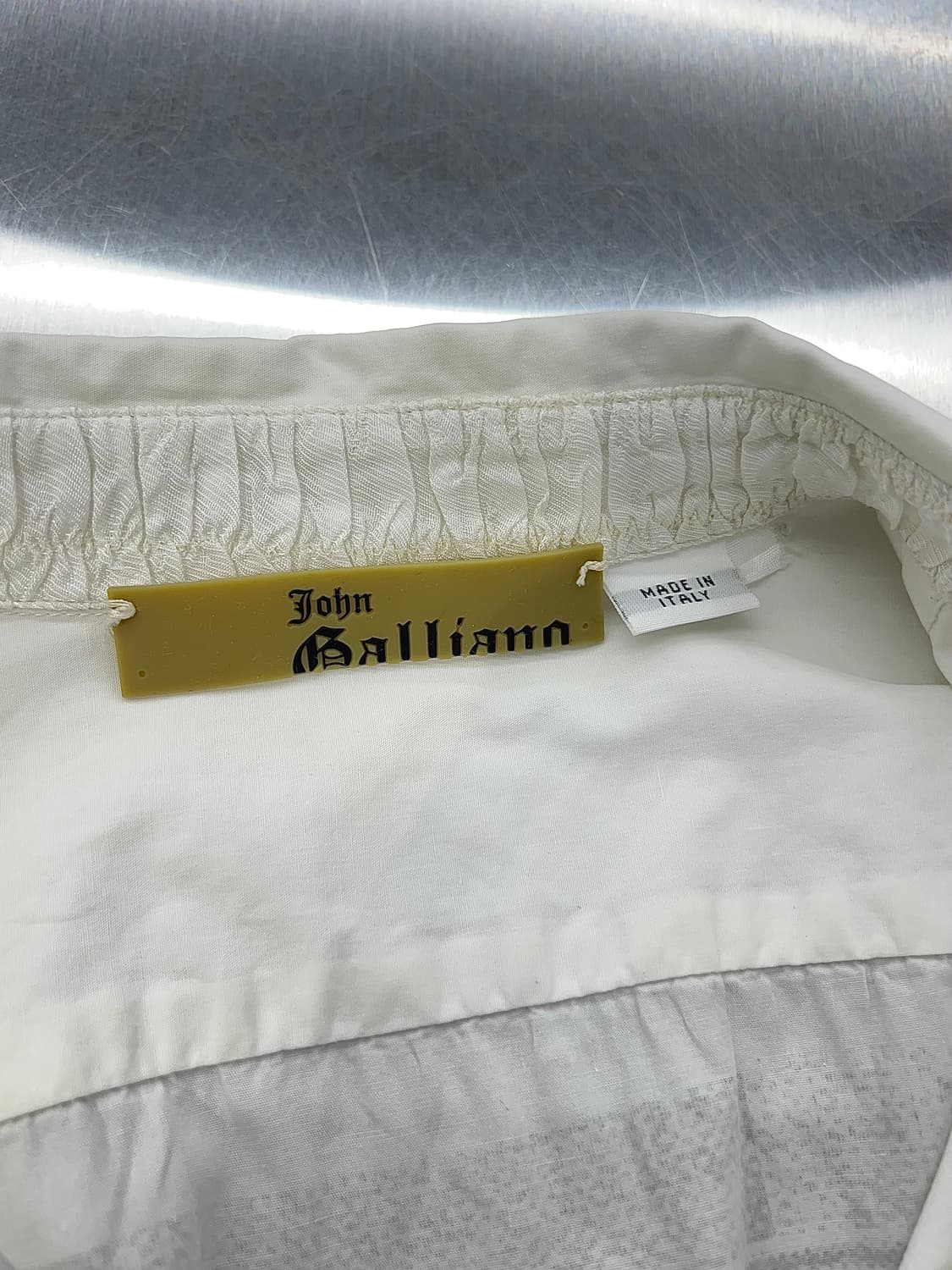 존 갈리아노 휴먼 아토미 다이노그램 화이트 셔츠 상품이미지7