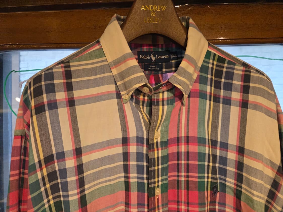 00'S 폴로랄프로렌 마드라스셔츠 상품이미지3