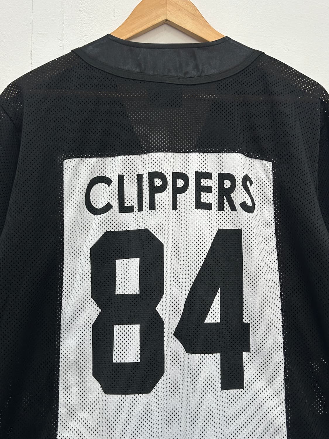 NBA LA 클리퍼스 84 반팔 메쉬 유니폼 블랙 상품이미지7