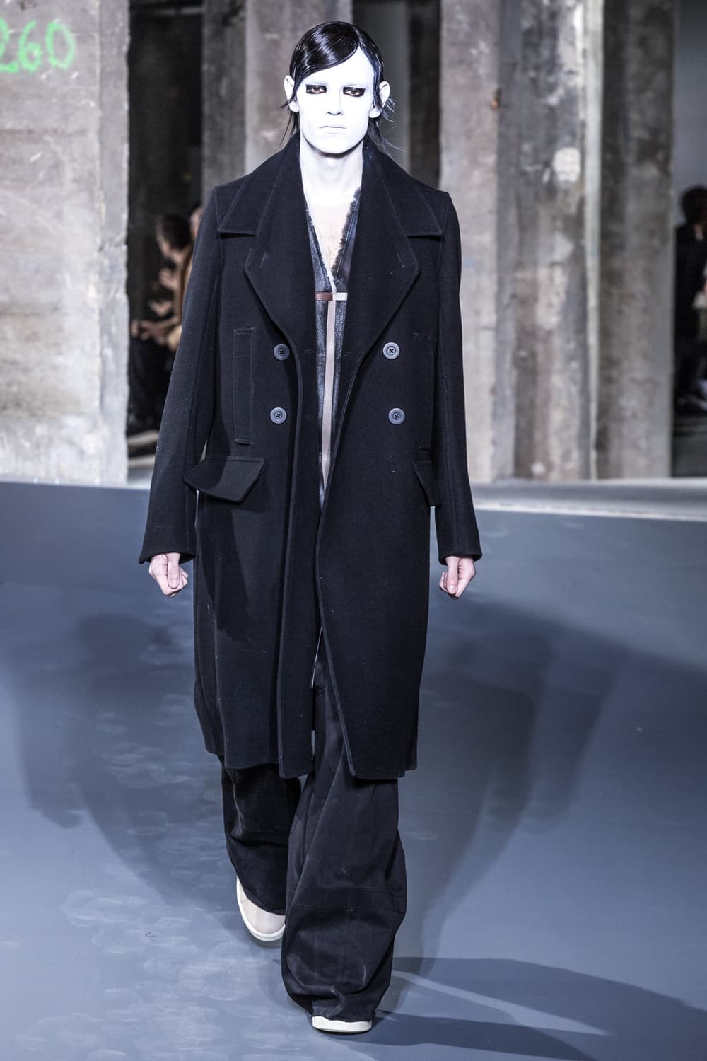 릭오웬스 FW16 몰스킨 런웨이 오피서 코트 상품이미지1
