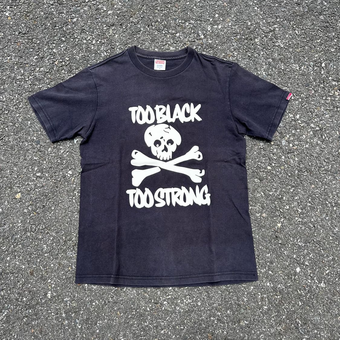 슈프림 x 더블탭스 Too Black Too Strong 티셔츠 블랙 M 상품이미지1