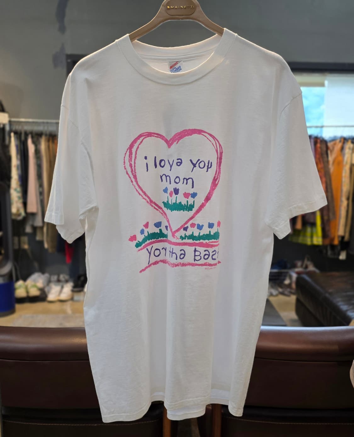 90s USA Jerzees 빈티지 티셔츠  I Love You Mom 상품이미지1
