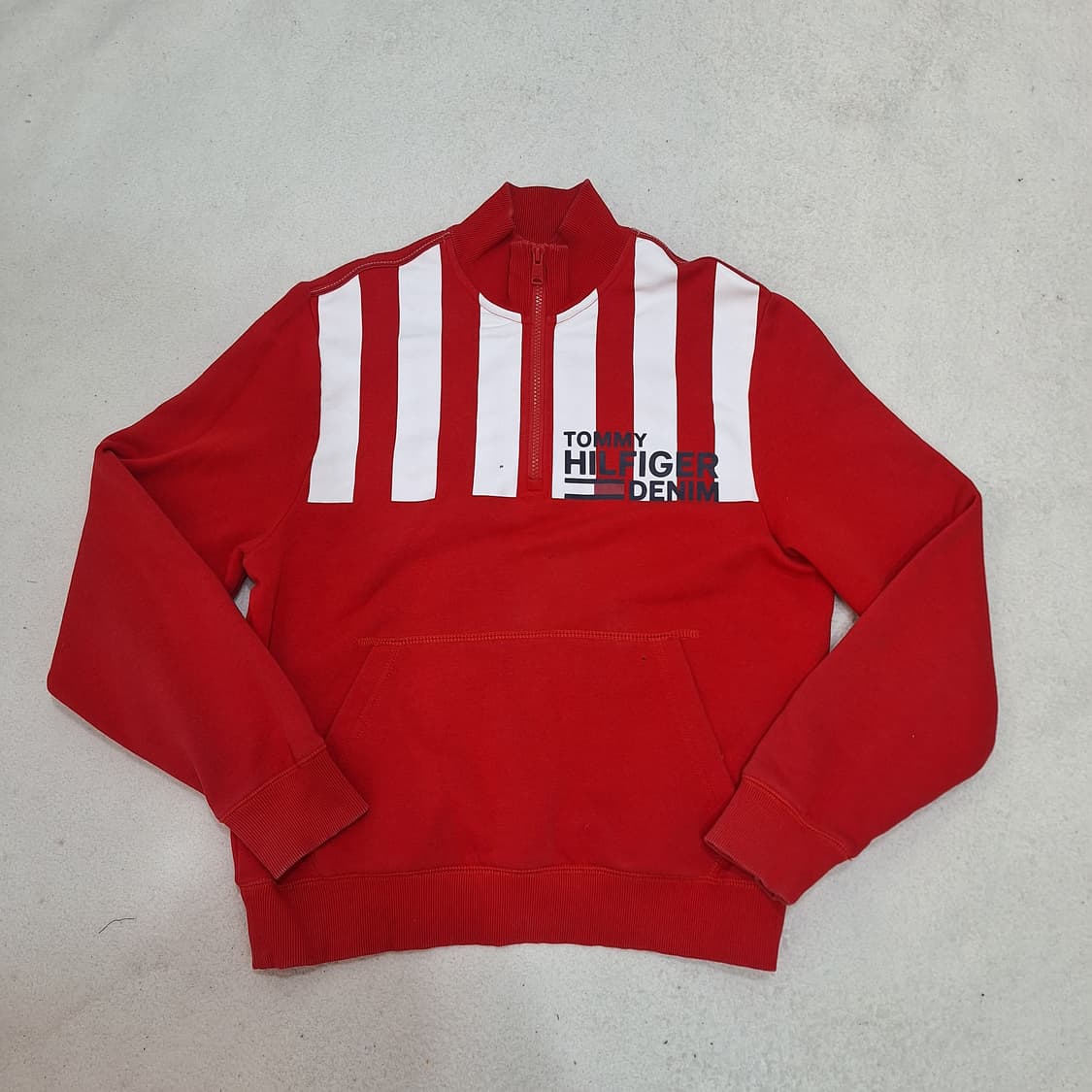 타미힐피거  기모반집업티셔츠S 상품이미지1