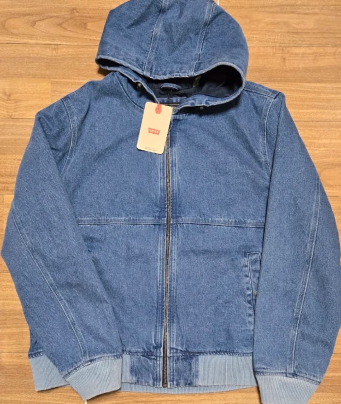새상품 리바이스 데님 후드 집업 XL 상품이미지1