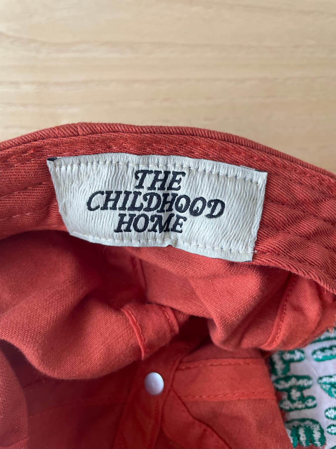 The childhood home 더차일드후드홈 딥오렌지 볼캡 상품이미지4