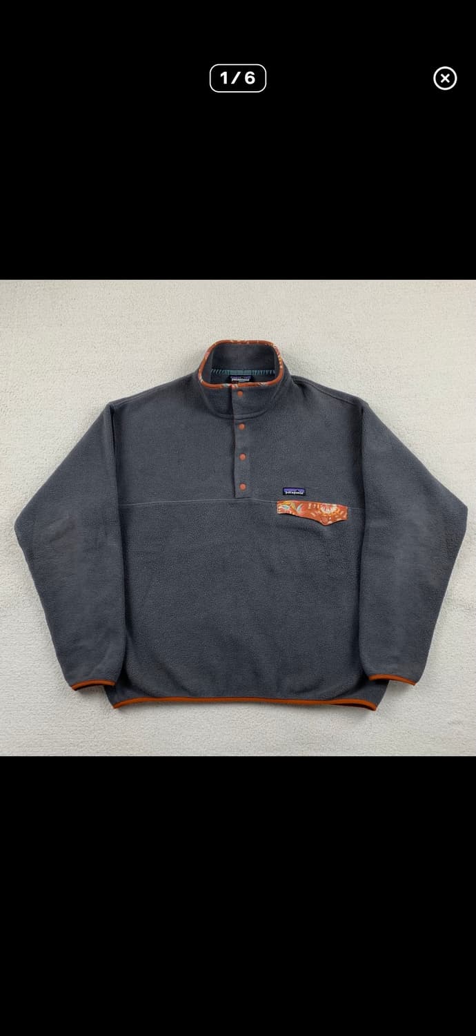 파타고니아 신칠라 스냅 플리스 풀오버 XL 상품이미지1