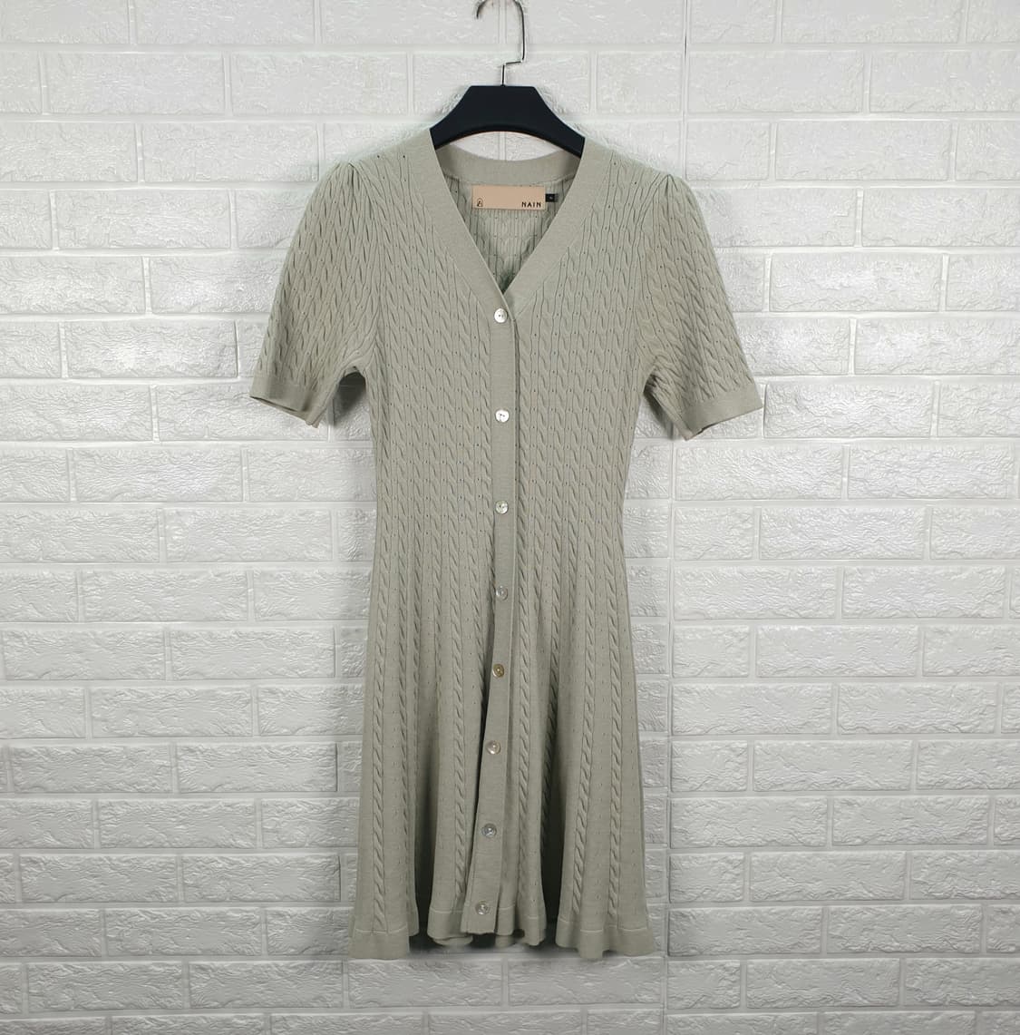 [55]NAIN나인 케이블 니트 원피스 상품이미지2