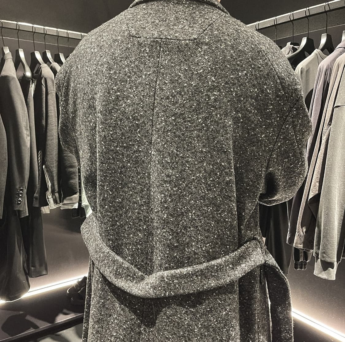 준지 159만 트위드 발마칸 코트 상품이미지4