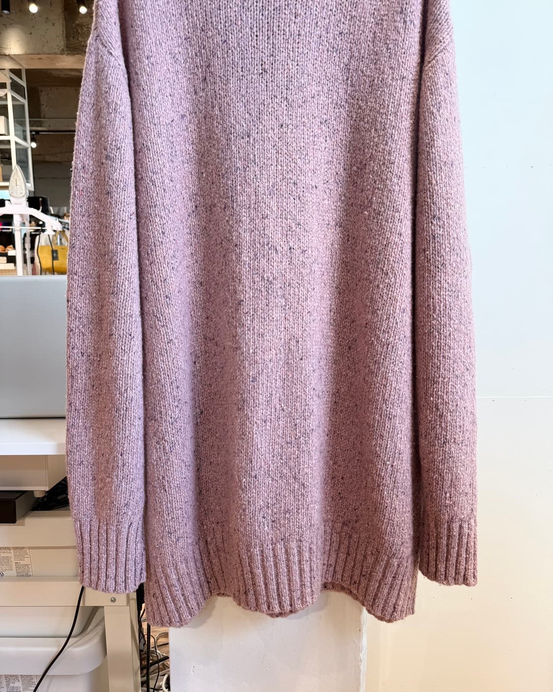 메종 마르지엘라 핑크 오버사이즈 울 니트 상품이미지5