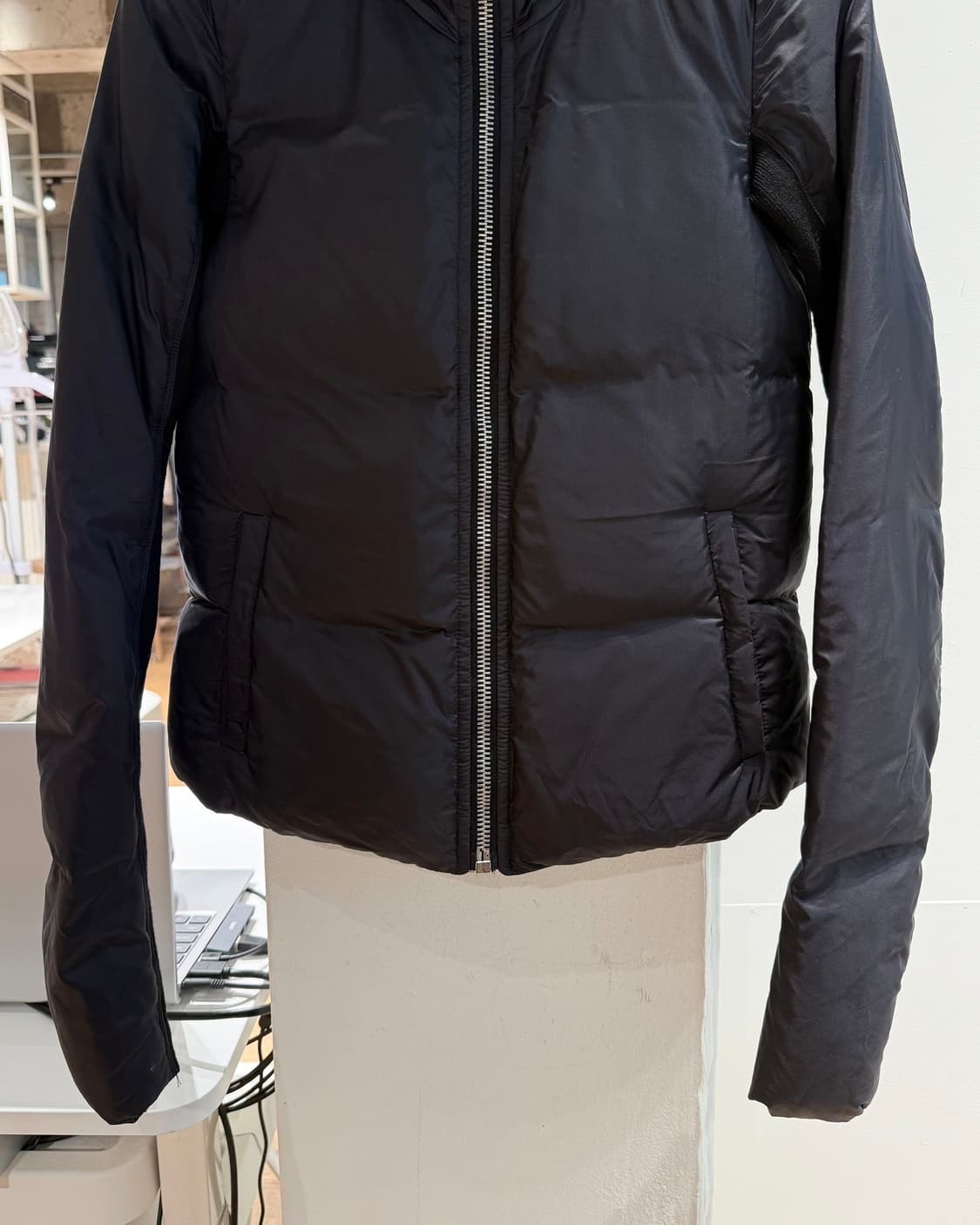 릭 오웬스 블랙 구스다운 후디 패딩  상품이미지6