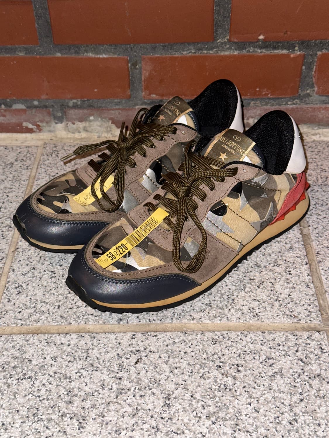 발렌티노 가라바니 락러너 카모 스니커즈 41 260 사이즈 상품이미지2