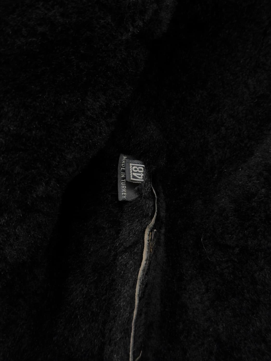 블랙 시어링 무통 자켓 상품이미지8