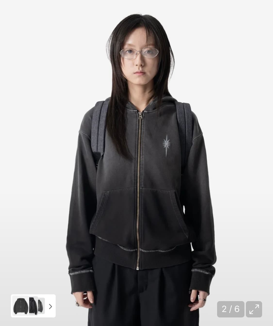 이우가마카라스 후드집업 상품이미지1