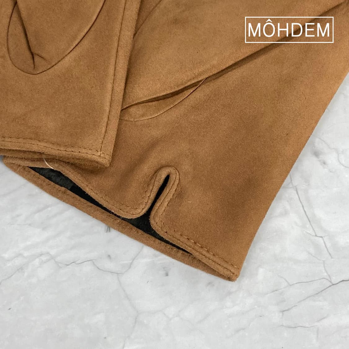 [premium] 스웨이드 가죽 장갑 카멜 상품이미지10