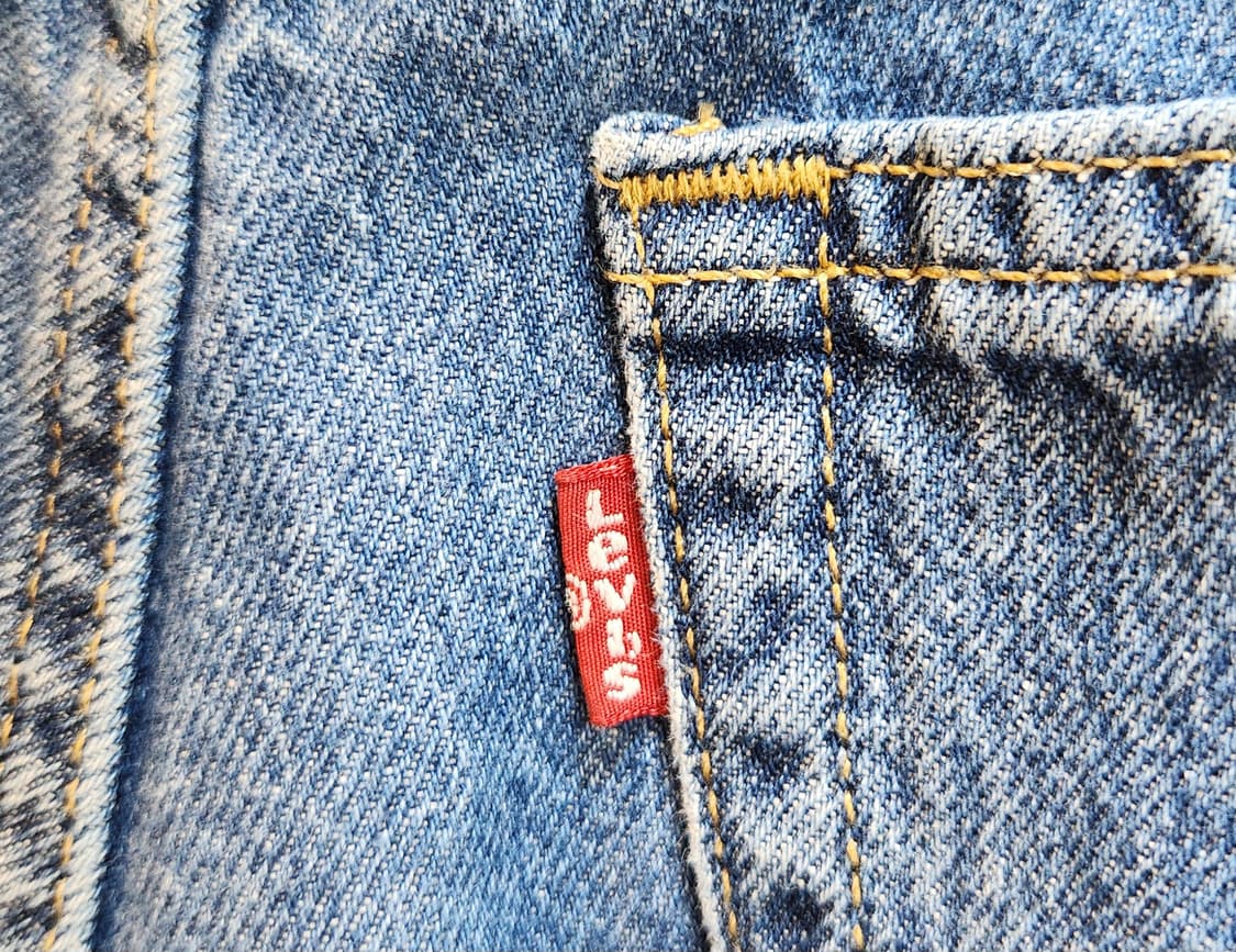 LEVIS 리바이스 하이웨스트 스트레이트 핏 데님 팬츠 상품이미지6