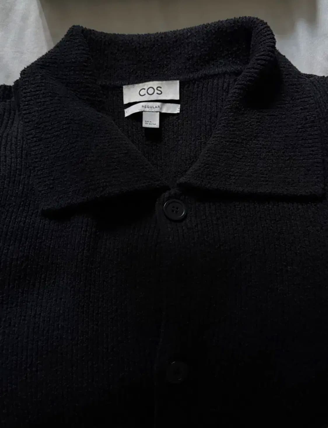 코스 부클레 가디건 - 블랙 상품이미지1