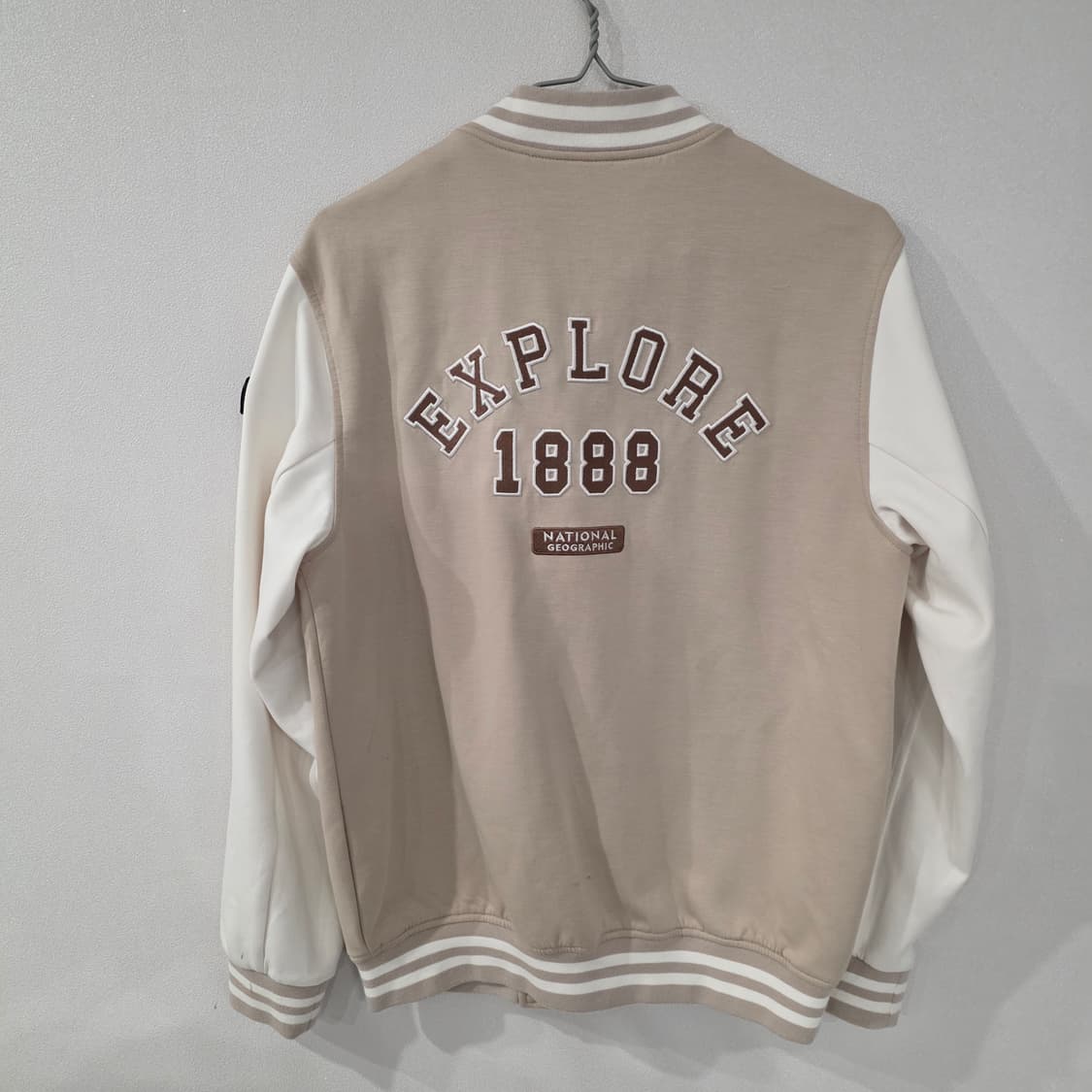 내셔널지오그래픽 키즈 야구점퍼 160 베이지 상품이미지7