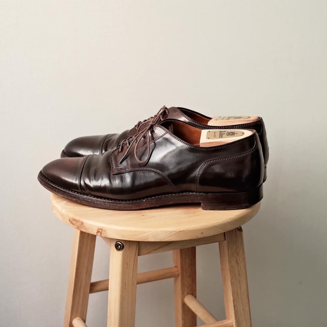 알든 2160 코도반 스트레이트팁 더비 10.5 버건디 상품이미지4