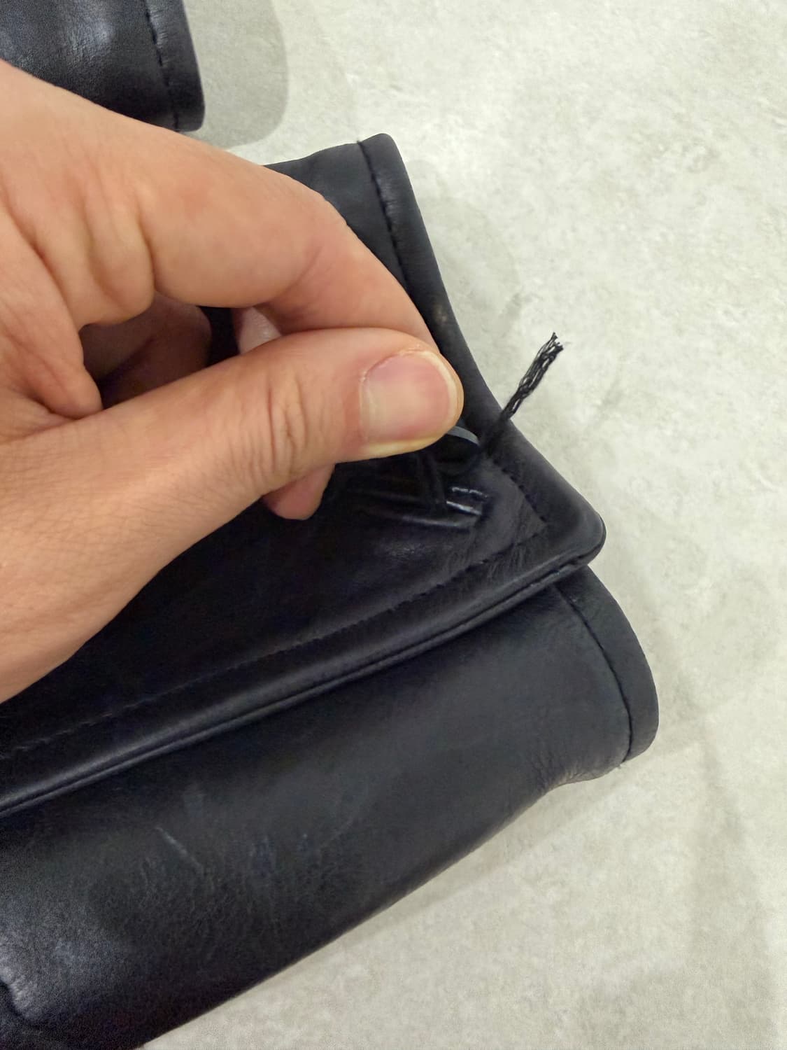 Gap 올드갭 블랙 레더 카코트 S 상품이미지9